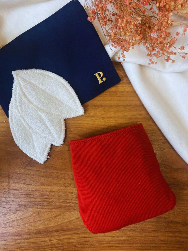 Culotte menstruelle française rouge